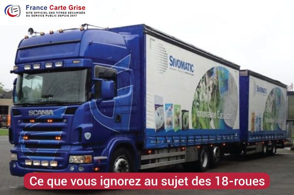 Détails camion 18 roues