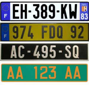 changer la couleur de sa plaque d’immatriculation