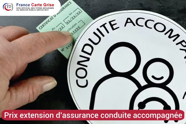 Obtenir une extension d'assurance pour une conduite accompagnée