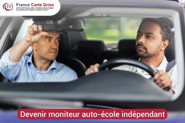 Moniteur auto-école indépendant