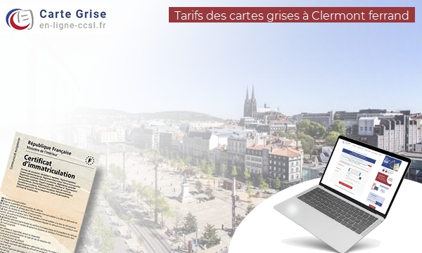 Carte Grise Clermont-Ferrand