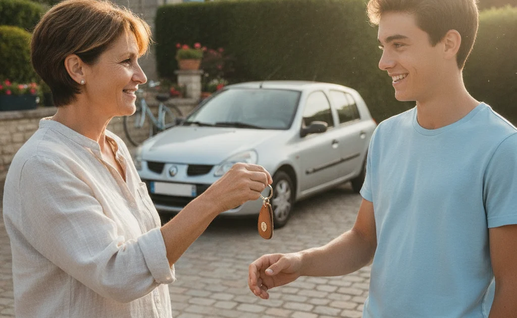 Don de véhicule entre proches — remise des clés de voiture pour un changement de carte grise 2026
